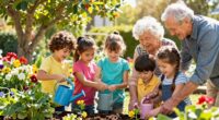 building bonds through gardening