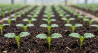 consistent healthy plant growth