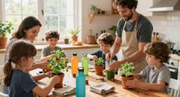 family led sustainable routines