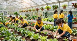 integrating gardens and greenhouses