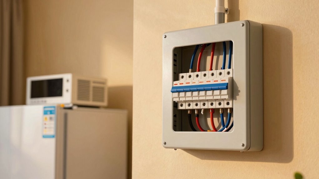 power distribution limits appliances