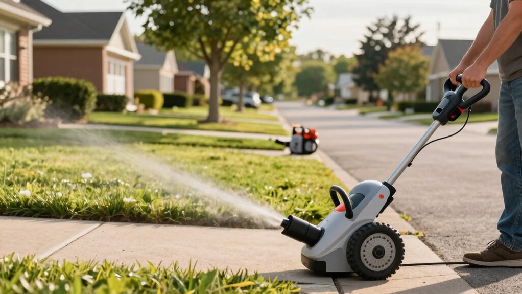 quiet efficient yard maintenance