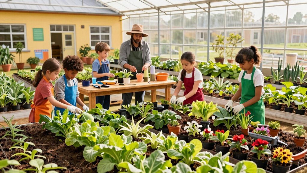school greenhouse community engagement