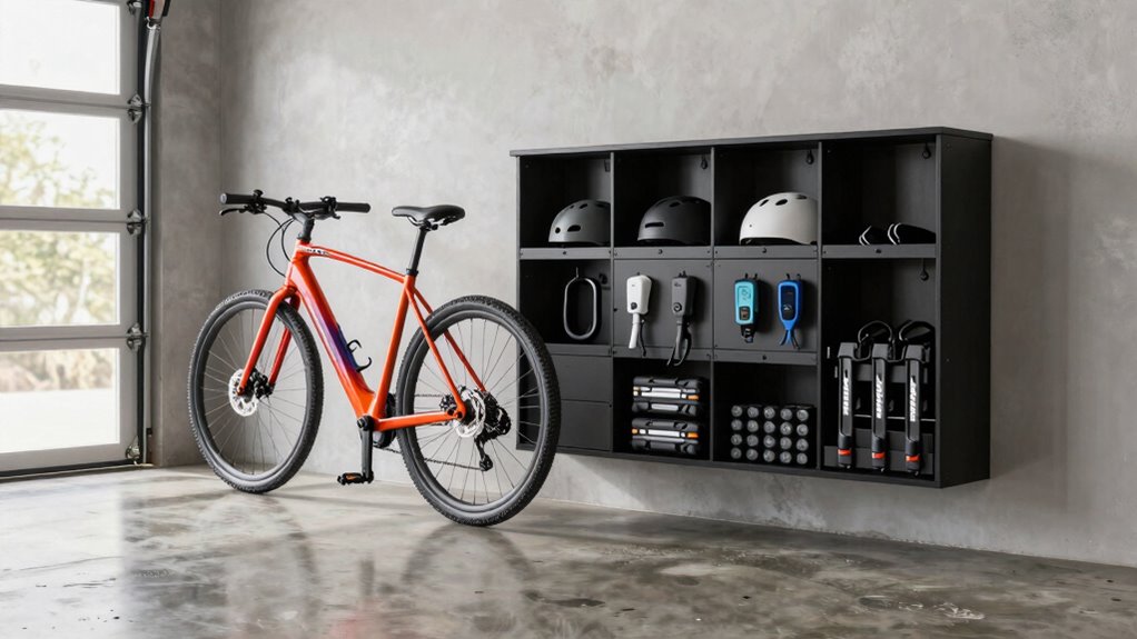 secure protected e bike storage