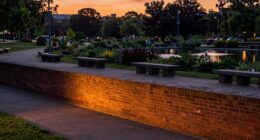thermal mass moderates nighttime temperatures
