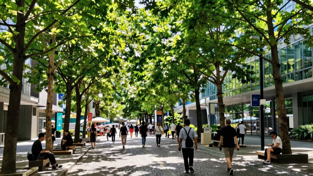 urban trees enhance cooling