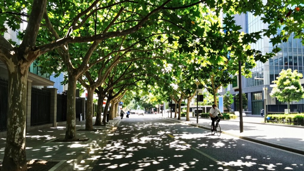 urban trees significantly reduce temperatures