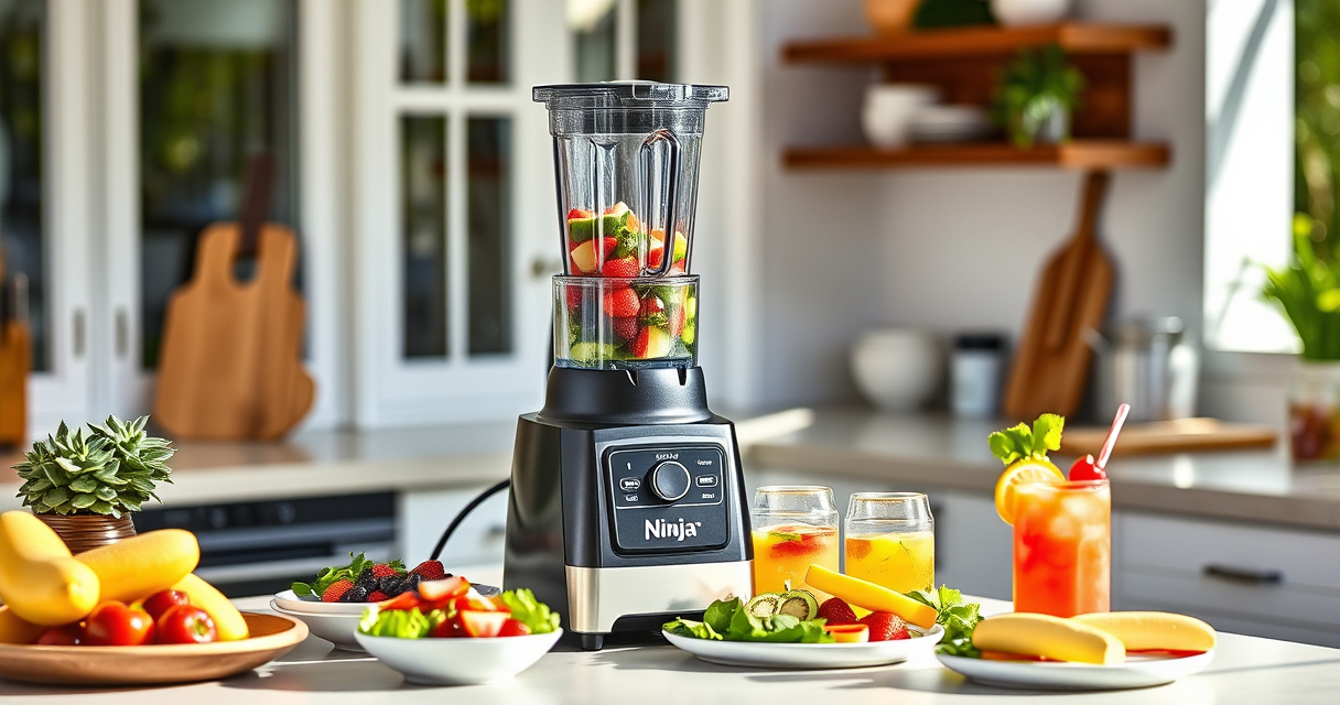 Refreshing Summer Smoothie with Ninja BN805A Pro Plus Kitchen System