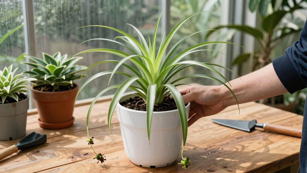 How to propagate spider plants