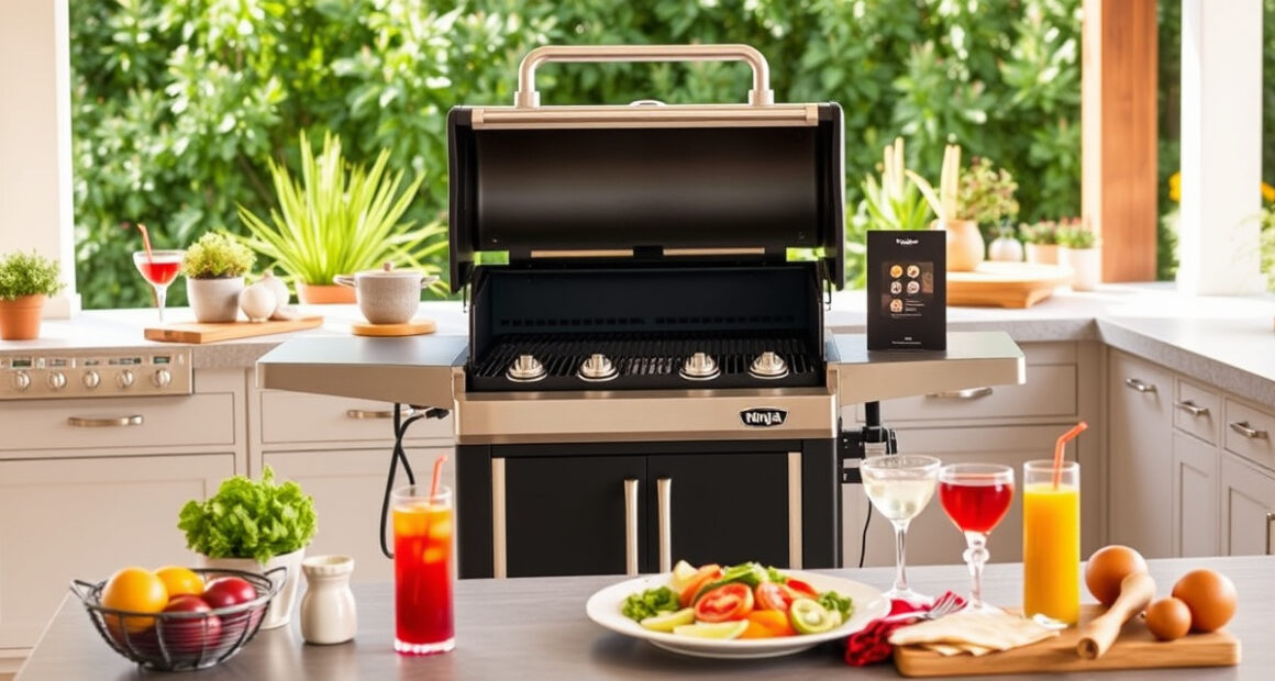 Master Summer Barbecue with Ninja OG951 Woodfire Pro Connect Grill