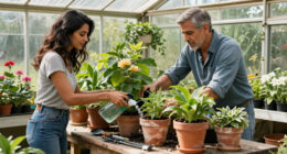 Amal And George Clooney's Greenhouse Shows How To Create A Lush Container Garden In The Smallest Spaces