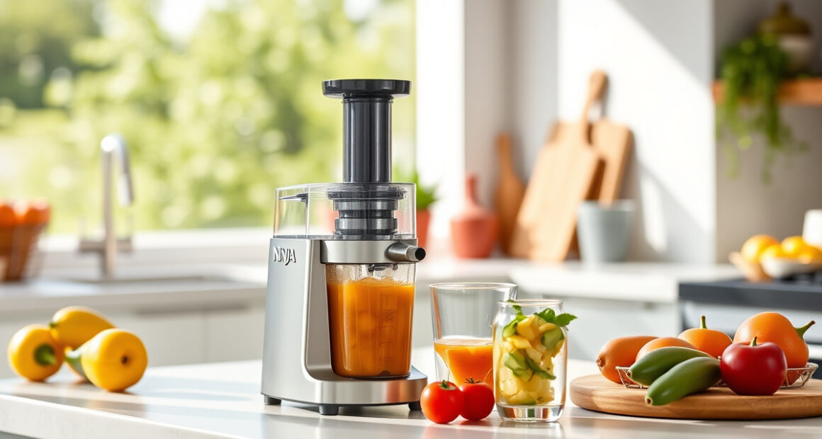 Enjoy Fresh Summer Juices Now with Ninja NeverClog Cold Press Juicer