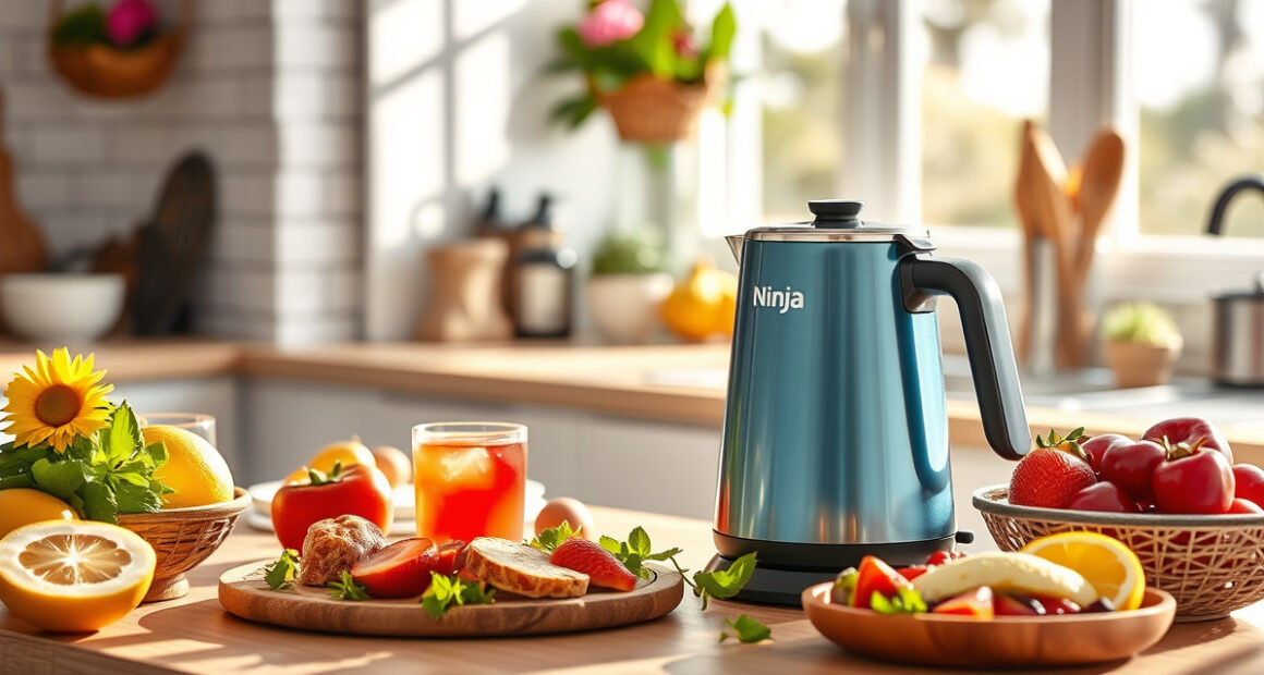 Host Effortlessly with the Ninja KT200BL Precision Temp Kettle at Your Summer Pool Party
