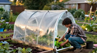How To Build A PVC Hoop House For Raised Garden Beds