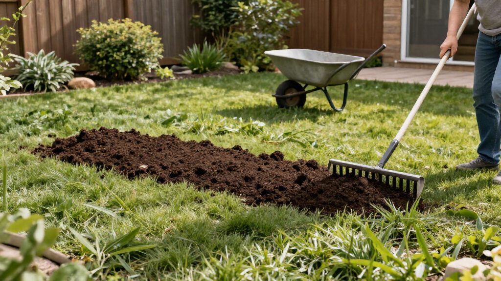 I Just Found The Easiest Way To Spread Topsoil On A Lawn – It’s A Simple, Time-saving Tool