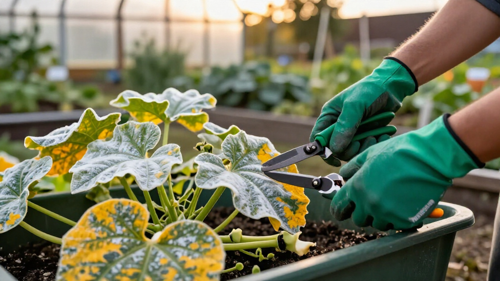 Powdery Mildew At Season’s End, Treat The Plant Or Clean Up And Move On?