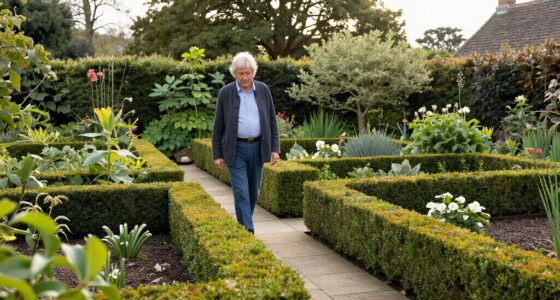 Richard E. Grant Uses Stunning Hedging To Zone His Magical Garden – It’s Ideal For Providing Year-round Colour