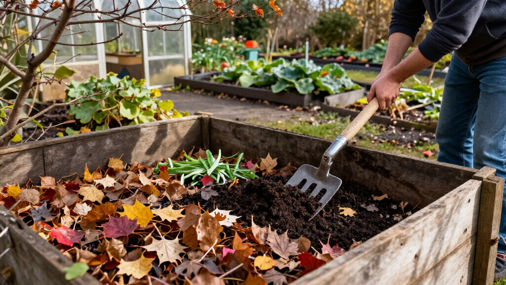 The Clever Secret To Speed Fall Leaves Into Free Compost By Spring