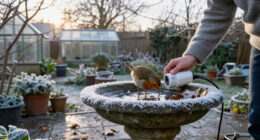 Wildlife Experts Say This Clever Gadget Will Stop Your Bird Bath From Freezing Over This Winter – It’s A Fuss-free Way To Support Birds In Cold Weather